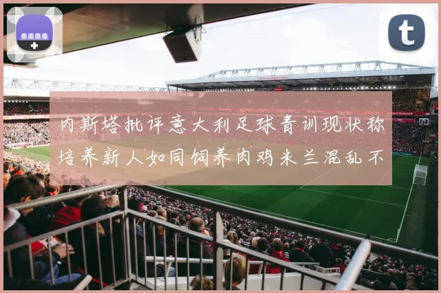内斯塔批评意大利足球青训现状称培养新人如同饲养肉鸡米兰混乱不堪